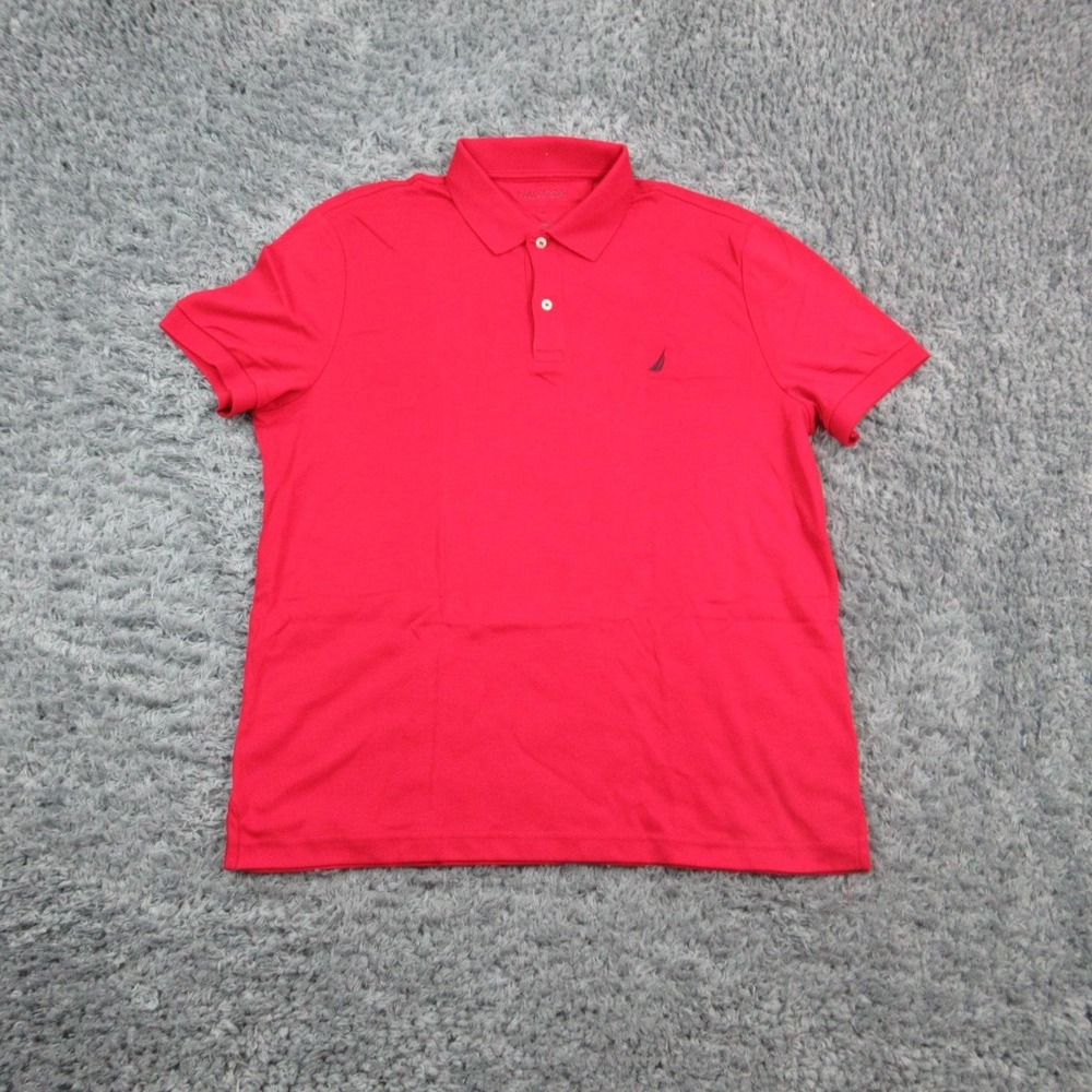 Nautica Polo Shirt Mens XL Slim Fit Embroidered NWT